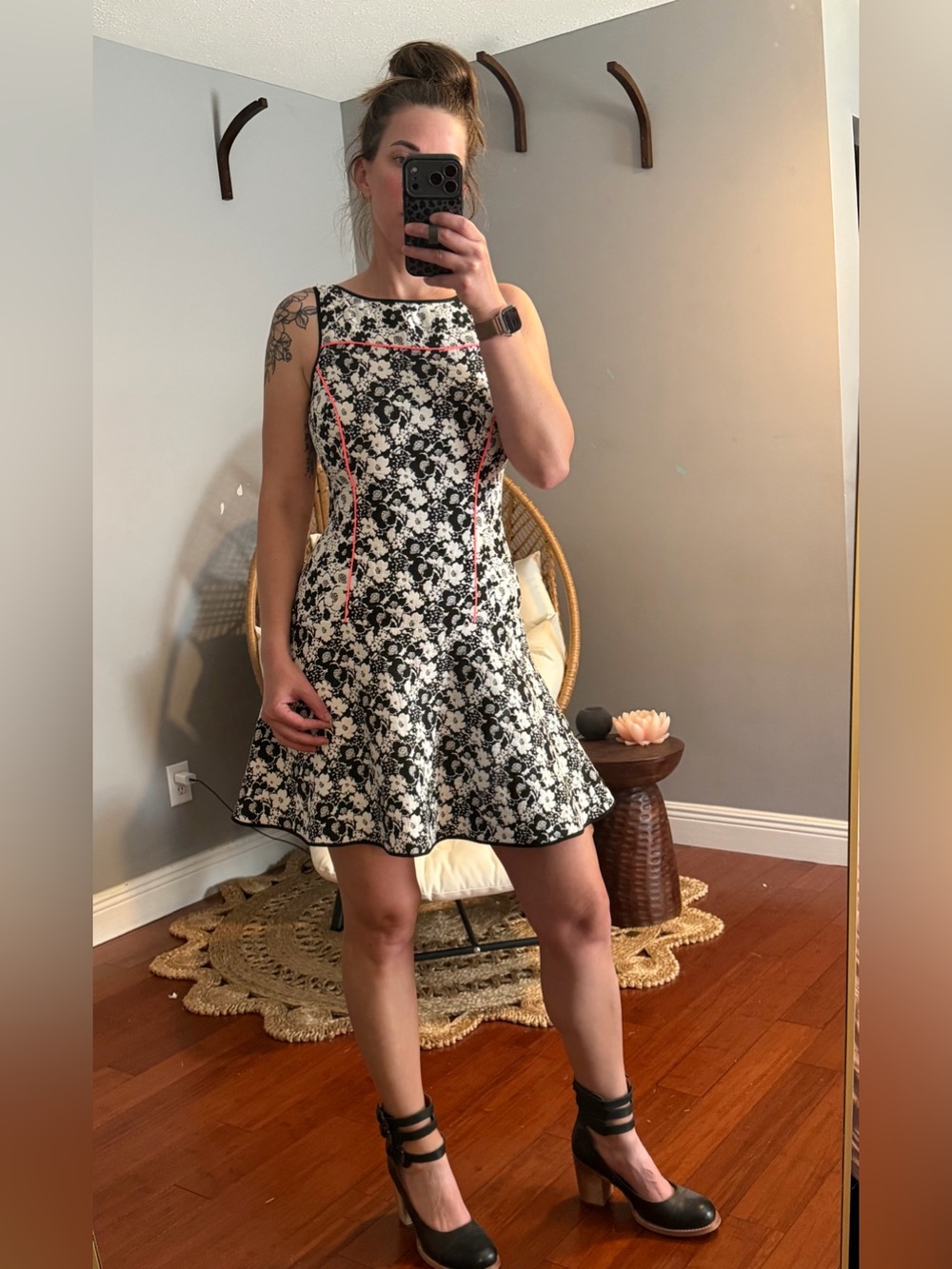 Banana republic fit and flare dress